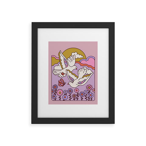 Kira Dove Framed Art Print