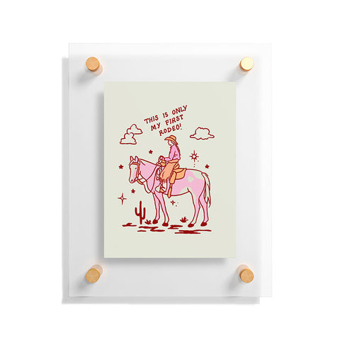 Kira First Rodeo Floating Acrylic Print