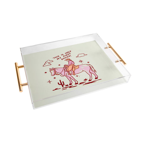 Kira First Rodeo Acrylic Tray