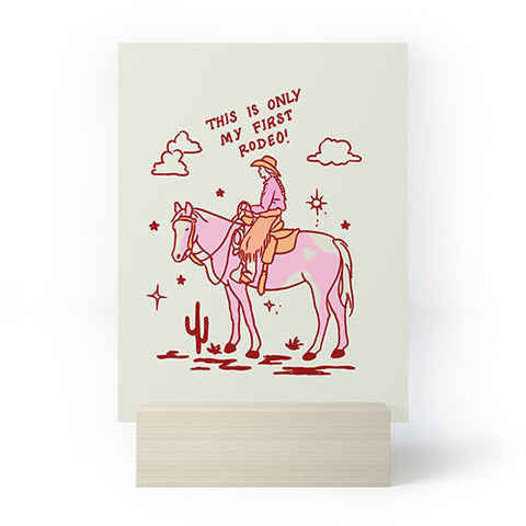 Kira First Rodeo Mini Art Print