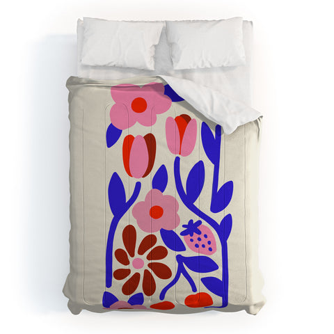 Kira Folk Flowers Comforter