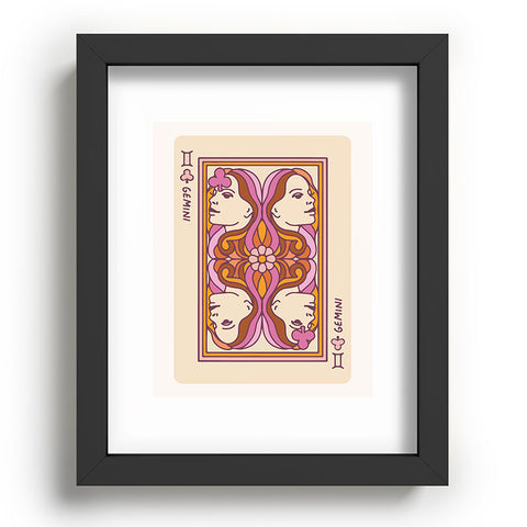 Kira Gemini Playing Card Recessed Framing Rectangle