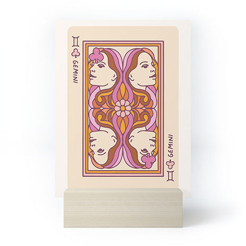 Kira Gemini Playing Card Mini Art Print
