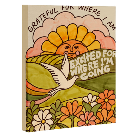 Kira Grateful I Art Canvas