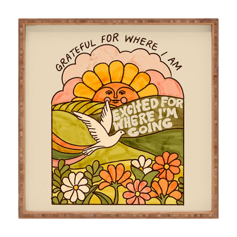 Kira Grateful I Square Tray