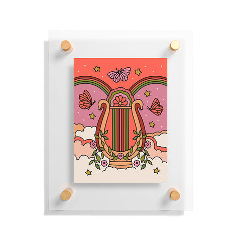 Kira Grecian Lyre Floating Acrylic Print
