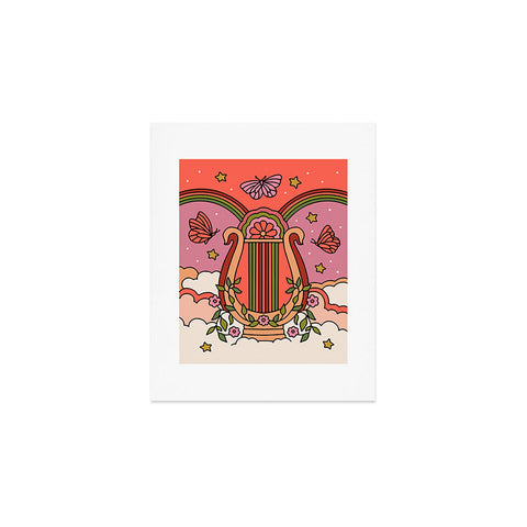 Kira Grecian Lyre Art Print