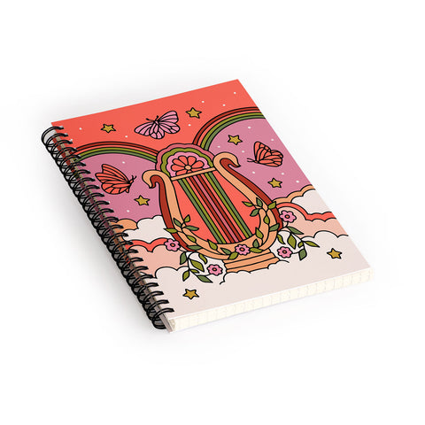Kira Grecian Lyre Spiral Notebook