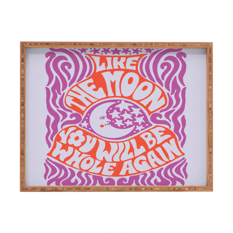 Kira Groovy Moon Rectangular Tray