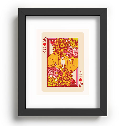 Kira Leo Playing Card Recessed Framing Rectangle