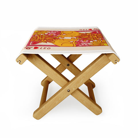 Kira Leo Playing Card Folding Stool