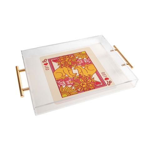 Kira Leo Playing Card Acrylic Tray
