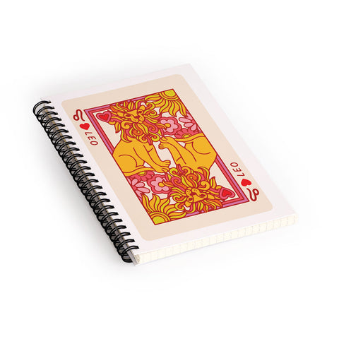 Kira Leo Playing Card Spiral Notebook