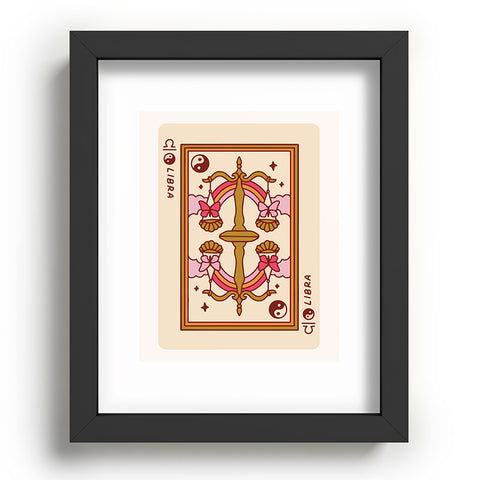 Kira Libra Playing Card Recessed Framing Rectangle