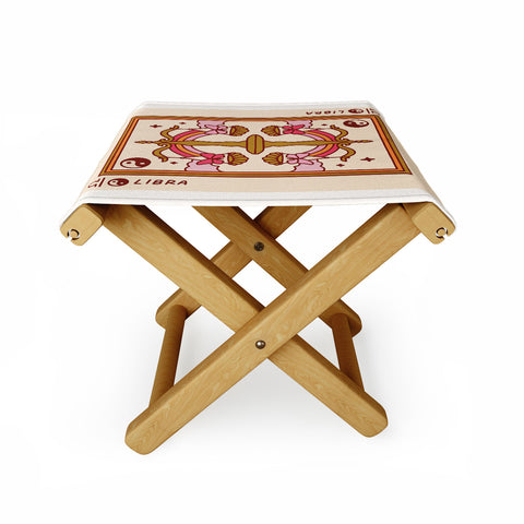 Kira Libra Playing Card Folding Stool