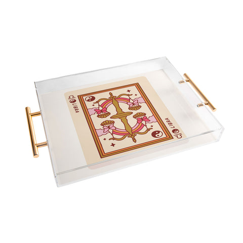 Kira Libra Playing Card Acrylic Tray