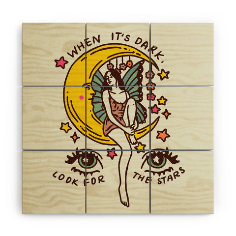 Kira Look for the Stars Wood Wall Mural