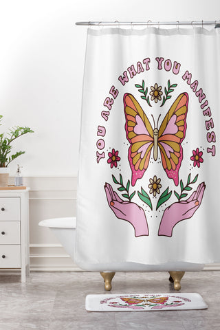 Kira Manifestation III Shower Curtain And Mat