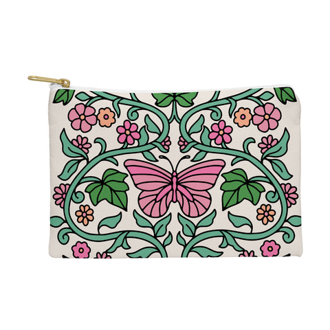 Kira Pink Ivy Pouch
