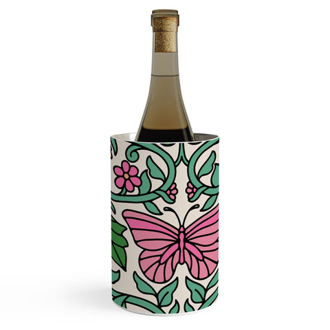 Kira Pink Ivy Wine Chiller