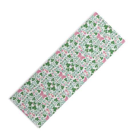 Kira Pink Ivy Yoga Mat
