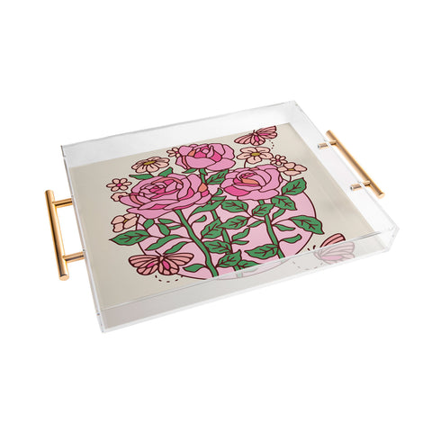 Kira Rose II Acrylic Tray