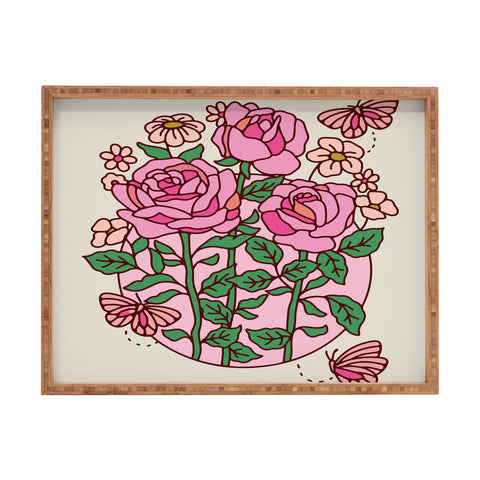 Kira Rose II Rectangular Tray