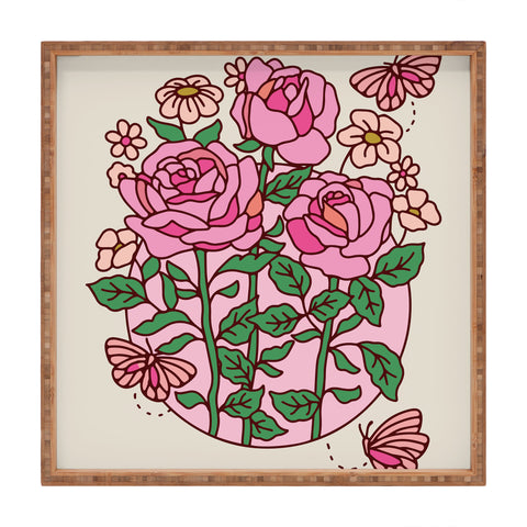 Kira Rose II Square Tray