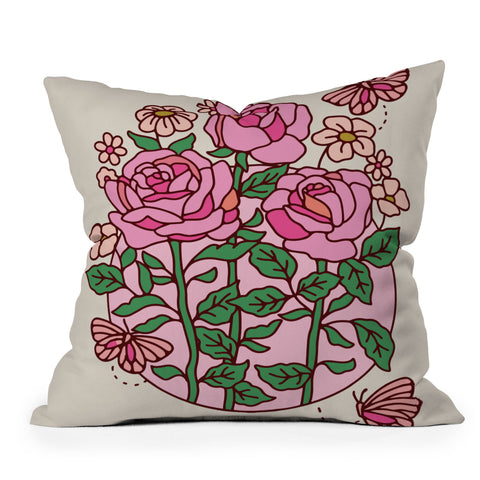 Kira Rose II Outdoor Throw Pillow
