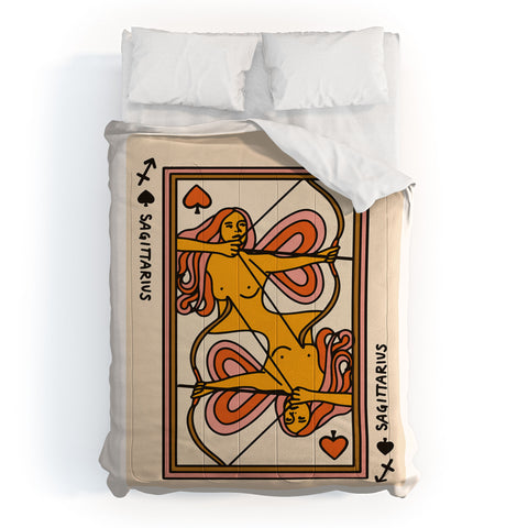 Kira Sagittarius Playing Card Comforter