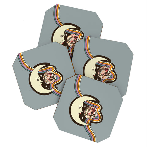 Kira Space Disco Coaster Set