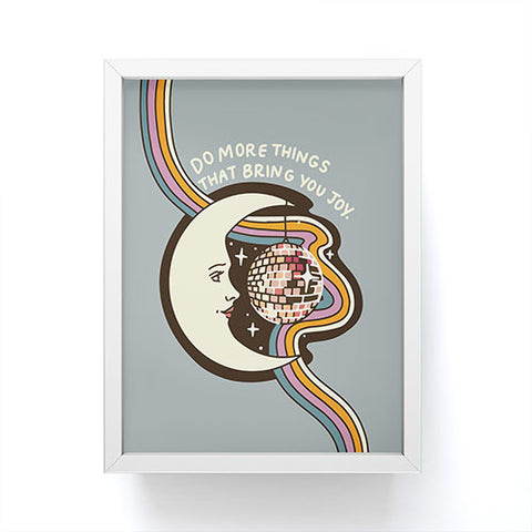 Kira Space Disco Framed Mini Art Print
