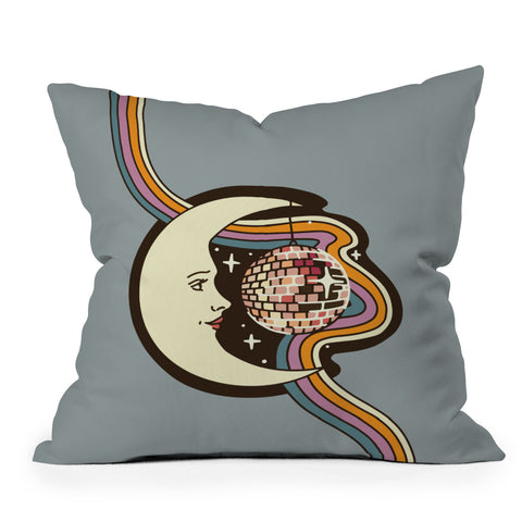 Kira Space Disco Outdoor Throw Pillow