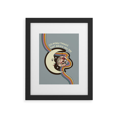 Kira Space Disco Framed Art Print
