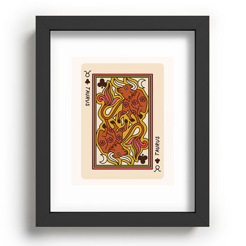 Kira Taurus Playing Card Recessed Framing Rectangle