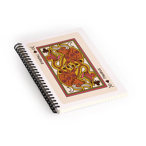 Kira Taurus Playing Card Spiral Notebook