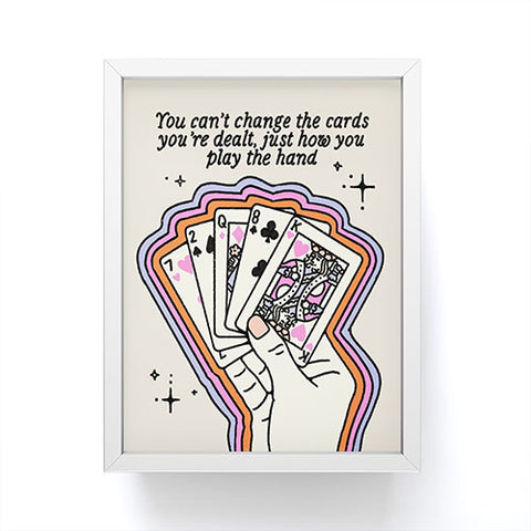 Kira The Hand Framed Mini Art Print