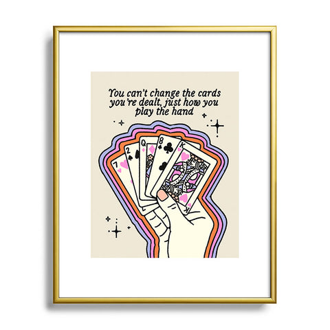 Kira The Hand Metal Framed Art Print