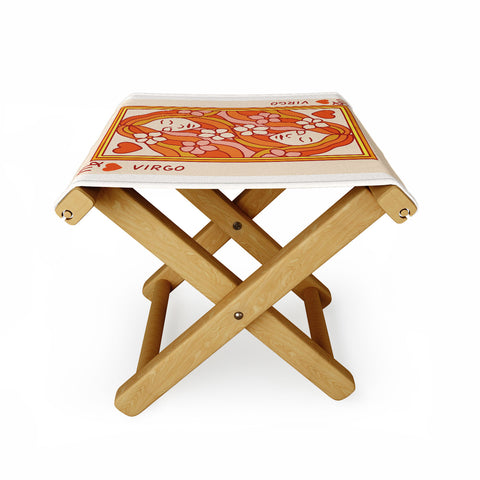 Kira Virgo Playing Card Folding Stool