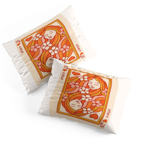Kira Virgo Playing Card Pillow Shams