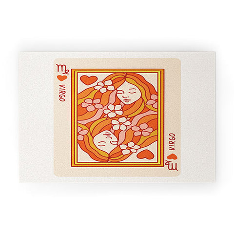 Kira Virgo Playing Card Welcome Mat