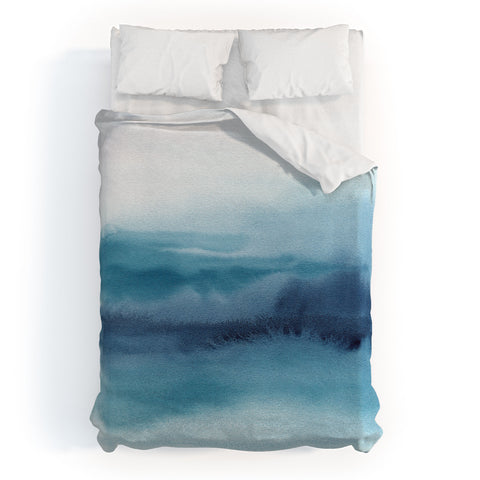 Kris Kivu Abstract Landscape Painting Duvet Cover