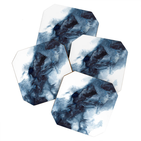 Kris Kivu Indigo Depths No 1 Coaster Set