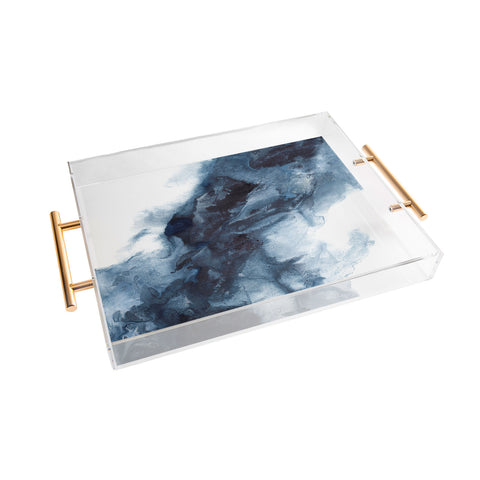 Kris Kivu Indigo Depths No 1 Acrylic Tray