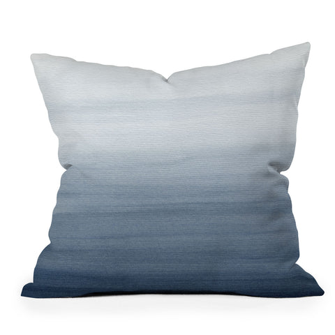 Kris Kivu Ocean Watercolor Painting No2 Outdoor Throw Pillow
