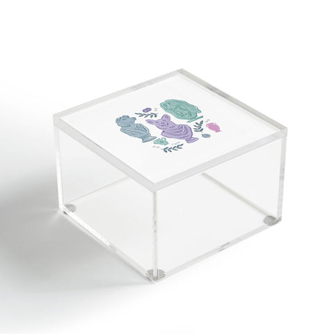 KrissyMast Ancient Greek Dogs Statue Acrylic Box