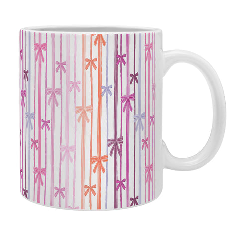 KrissyMast Bow Stripes Coffee Mug