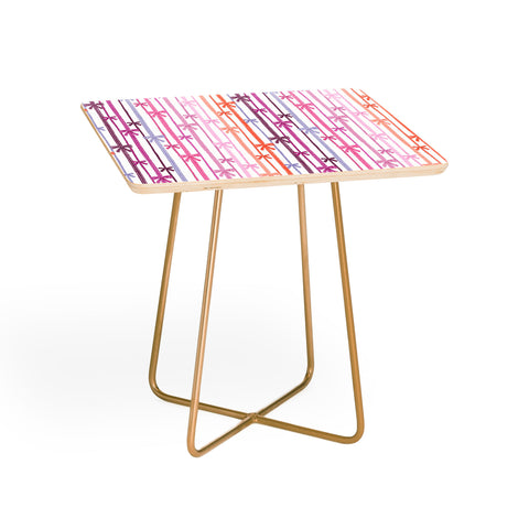 KrissyMast Bow Stripes Side Table