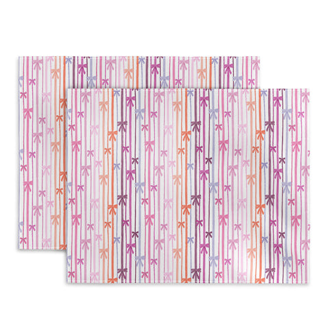 KrissyMast Bow Stripes Placemat