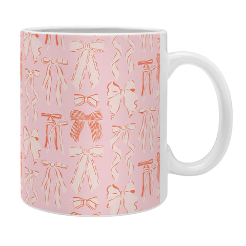 KrissyMast Bows in pink and cream Coffee Mug